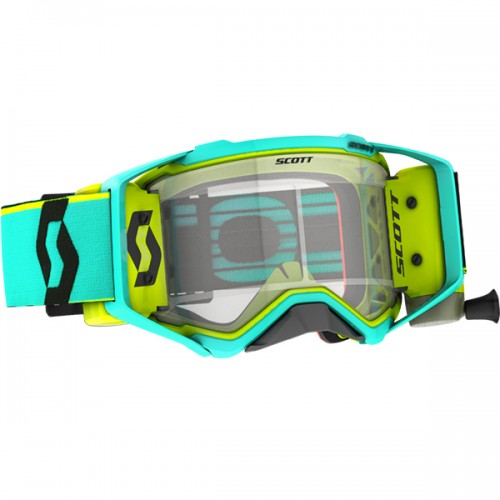 OCULOS SCOTT PROSPECT WFS - TEAL AMARELO - LENTE CLARA 